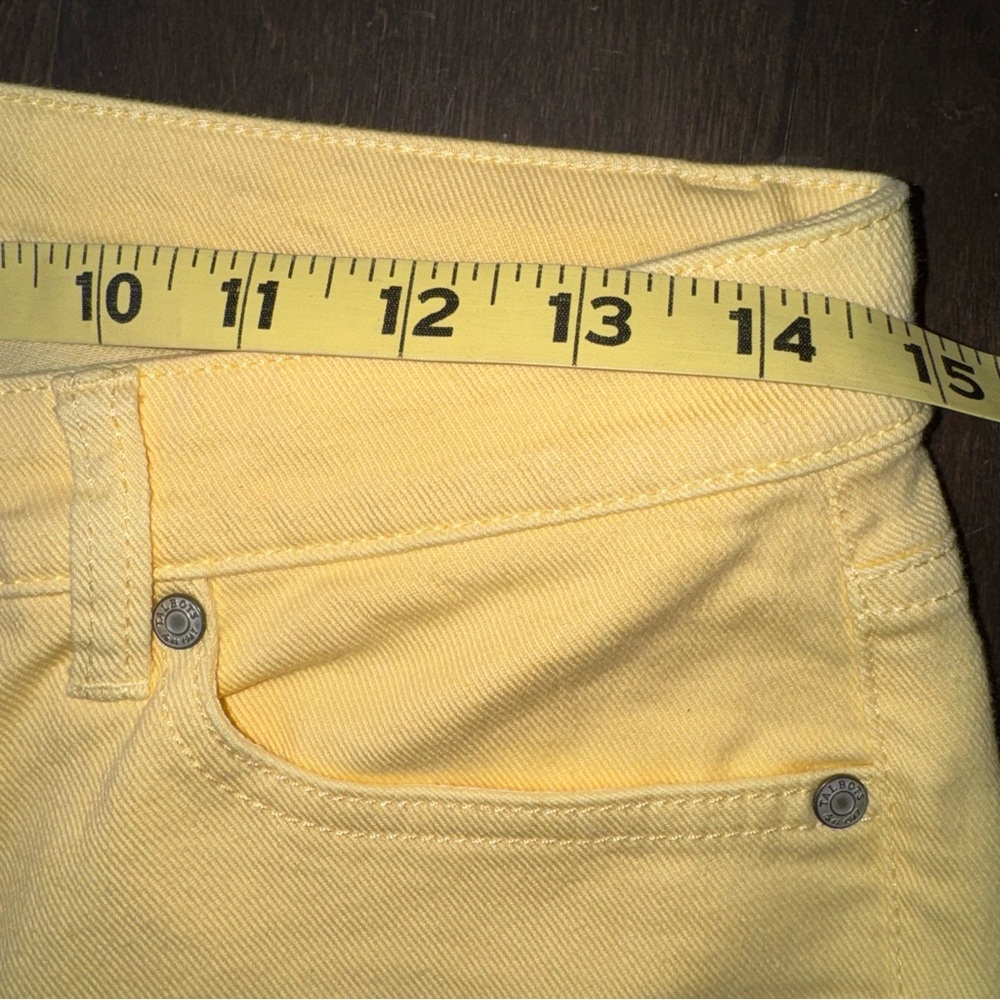 Talbots size 4 Yellow Slim Ankle Jeans - Picture 5 of 8